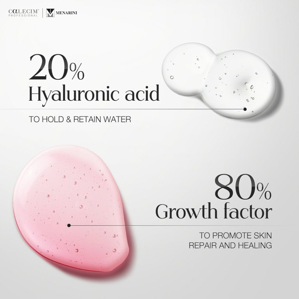 Hyaluronic acid and Growth factor