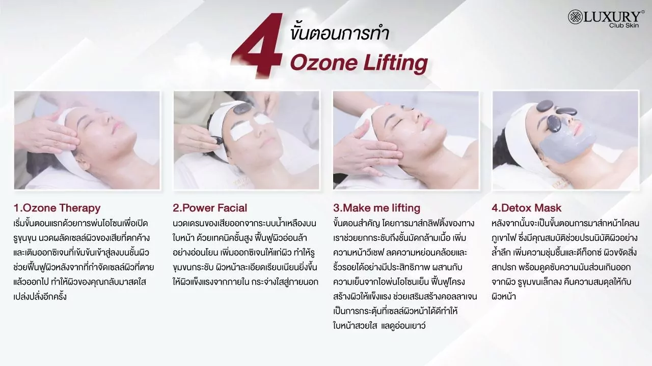 4 ขั้นตอนการทำ Ozone Lifting